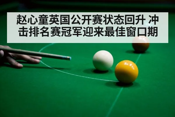 赵心童英国公开赛状态回升 冲击排名赛冠军迎来最佳窗口期 - kaiyun